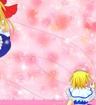  alice_margatroid blonde_hair doll fuurai_mamuru long_hair ribbon shanghai_doll short_hair solo string touhou tsundere 