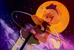  bad_id bad_pixiv_id black_hairband full_moon ghost hairband hitodama katana kitsuta konpaku_youmu konpaku_youmu_(ghost) moon ribbon sheath short_hair solo sword touhou weapon 