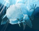  gen_3_pokemon highres looking_at_viewer no_humans pokemon pokemon_(creature) realistic swimming underwater walrein 