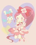  bad_id bad_pixiv_id boots bow choker chypre_(heartcatch_precure!) cure_blossom hair_bow hair_ornament hanasaki_tsubomi hands_together heartcatch_precure! keyaki_(mora_ll) knee_boots long_hair magical_girl pink_bow pink_eyes pink_hair ponytail precure red_choker solo tears wrist_cuffs 