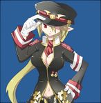  blonde_hair breasts disgaea gloves hat long_hair makai_senki_disgaea_3 nippon_ichi red_eyes salvatore suzumusi 