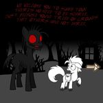  bitterplaguerat dialog dialogue english_text equine feral friendship_is_magic grey_hoof_(mlp) hair hooves horn horse loki long_hair male mammal mane my_little_pony open_mouth pony red_eyes short_hair story_of_the_blanks text undead unicorn zombie zombie_pony 