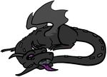  animated brogon cute derp dragon ender_dragon endicorn female feral greys horn minecraft solo video_games wings 