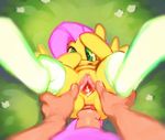  anal_penetration bestiality clitoris doxy equine female feral first_person_view fluttershy_(mlp) friendship_is_magic grass horse human interspecies male male_pov mammal my_little_pony pegasus penetration penis pony pussy socks spread_pussy spreading straight wings 