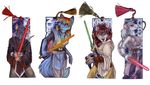  batch bookmark feline female karmakat lightsaber lion male mammal plain_background pose rat robe rodent scan star_wars sword weapon wielder zura 