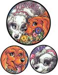  anthro badge blush brown_eyes canine ciera dog female flower hana mammal translucent wielder 