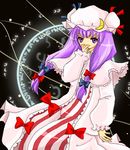  bad_id bad_pixiv_id hat lco long_hair lowres magic_circle patchouli_knowledge purple_hair ribbon solo touhou 