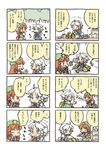  4koma comic hong_meiling hounori izayoi_sakuya multiple_4koma multiple_girls touhou translated 