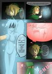  breasts comic darkhatboy fairy female half link male mind_control navi size_difference the_legend_of_zelda video_games 