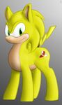  cutie_mark green_eyes looking_at_viewer male mot my_little_pony original_the_character sega simple_background solo sonic_(series) sonichu 