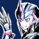 arcee blue_eyes lowres mecha robot_girl solo transformers transformers_prime 