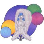  abstract_background anthro blue_hair breasts clitoris closed dildo dildo_sitting equine eyes eyes_closed falling_star female front_view hair horse horse_dildo insertion karja kneeling lavender mammal masturbation nipples nude penetration pussy pussy_juice riding sex_toy skunk solo vaginal vaginal_penetration 