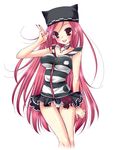  blush hat koari long_hair lucia_(pangya) pangya pink_eyes pink_hair pirate solo 