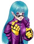  artist_request blue_hair gloves kula_diamond lips long_hair red_eyes snk solo sunglasses the_king_of_fighters 