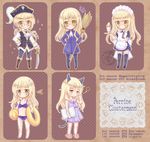  alternate_hairstyle animal_ears ball beachball bikini blonde_hair broom cat_ears cat_tail chibi cutlass_(sword) glasses hat highres innertube long_hair maid military military_uniform no_eyewear pajamas panties panties_under_pantyhose pantyhose parfait perrine_h_clostermann pillow pirate pirate_hat ponytail sleepy slippers strike_witches sweatdrop swimsuit tail thighhighs underwear uniform world_witches_series yellow_eyes yuni_(seifuku-san) 