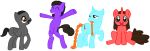  alpha_channel beard cutie_mark equine facial_hair friendship_is_magic group horn horse mammal midnight-fistfight mustache my_little_pony parody pegasus ponification pony simple_background system_of_a_down transparent_background unicorn wings 