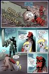  comic daemon demon derpy_hooves_(mlp) dialog dialogue english_text equine female feral friendship_is_magic hair hellboy horn horse madmax male mammal my_little_pony pegasus pony shadow_of_the_colossus text wings yellow_eyes 