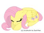  animated breathing cute cutie_mark equine female feral fluttershy_(mlp) friendship_is_magic horse inuhoshi-to-darkpen low_res mammal my_little_pony pegasus plain_background pony sleeping transparent_background twitch wings 
