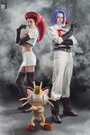  female flower human james james_(team_rocket) jessie jessie_(team_rocket) male mammal meowth nintendo not_furry pok&#233;mon pok&eacute;mon real rose ryoko-demon team_rocket video_games 