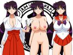  bishoujo_senshi_sailor_moon breasts glamour_works hino_rei japanese_clothes large_breasts nipples nude pussy sailor_mars uncensored 