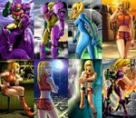  artist_request blonde_hair blue_eyes gravity_suit metroid metroid_zero_mission official_art power_armor power_suit samus_aran zero_suit 