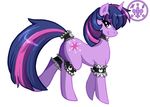  choker crescent_moon cutie_mark equine female feral friendship_is_magic garter garter_belt horn mammal moon my_little_pony nightsky purple_eyes purple_horns seductive solo star tail_garter tail_wrap twilight_sparkle_(mlp) unicorn 