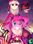  blue_eyes bone christmas crossover equine facial_hair female friendship_is_magic hair hat holidays horse jack_skellington looking_at_viewer male mammal my_little_pony pink_hair pinkie_pie_(mlp) pony santa_claus skeleton the_nightmare_before_christmas xmas 