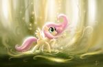  equine female feral fluttershy_(mlp) friendship_is_magic hair horse mammal my_little_pony pegasus pink_hair pony rom-art solo wings 