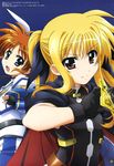  fate_testarossa mahou_shoujo_lyrical_nanoha mahou_shoujo_lyrical_nanoha_a&#039;s mahou_shoujo_lyrical_nanoha_the_movie_2nd_a&#039;s okuda_yasuhiro takamachi_nanoha 