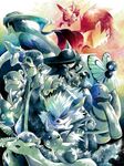  arcanine baseball_cap butterfree cubone dragonair eevee gen_1_pokemon hari_(atheos) hat haunter ivysaur lapras lickitung multiple_boys nidoking ookido_green pidgeot pokemon pokemon_(creature) pokemon_(game) pokemon_frlg raichu rapidash red_(pokemon) red_(pokemon_frlg) slowpoke spearow tegaki 