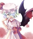  anju_(mocomocousagi) blood lowres remilia_scarlet short_hair solo touhou 