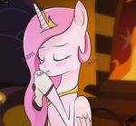  dragk equine eyes_closed female feral fireplace friendship_is_magic hair horn horse logs mammal my_little_pony pink_hair princess princess_cadence_(mlp) princess_celestia_(mlp) royalty sock sock_sniffing socks unicorn winged_unicorn wings 