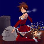  age_difference baby breasts child christmas father_and_son genderswap high_heels kratos_aurion lloyd_irving short_hair tales_of_(series) tales_of_symphonia thighhighs 