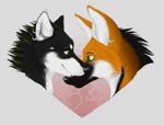  couple ear_piercing female feral fuckie male mammal piercing portrait wolf 