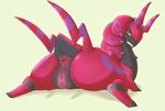  anus_lips arthropod big_butt blush butt clitoris female huge_pussy insect labia looking_at_viewer looking_back lookingatviewer lying nintendo on_front pok&#233;mon pok&eacute;mon presenting pussy scolipede solo spreading sukebepanda video_games wide_hips 