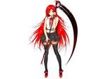  boku-ha_dakara_dekinai_ga_h hair long red_eyes red_hair weapon 
