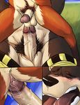  abs adios anal anal_penetration anthro anus balls banjo banjo-kazooie banjo_(banjo-kazooie) bear belt biceps big_penis blush bottomless brown_fur canine clothed clothing crouching erection eyes_closed fangs fox fur gay grass half-dressed leaking lying male mammal muscles nintendo nude on_back on_top open_mouth orange_fur pants pants_down penetration penis precum reverse_cowgirl_position saliva sex shorts standing the_farewelled thick_penis tongue topless vein veins video_games white_fur 
