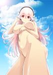  breast_hold green322 headphones naked nipples sonico super_sonico tagme 