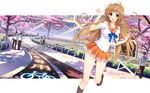  braid breasts danny_choo deletethistag hairclip iizuki_tasuku mirai mirai_suenaga seifuku serafuku thigh_highs twin_braids zettai_ryouiki 