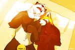  bed censored chubby cute gay hot male mammal nude panda red red_panda sleeping super-tuler tairu tavi 