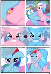  blue_hair blush comic cutie_mark dialog english_text equine female feral friendship_is_magic group hair horse kissing lesbian lotus_(mlp) mammal multi-colored_hair my_little_pony pegasus pink_hair pony pyruvate rainbow_dash_(mlp) rainbow_hair spa text tongue wings 