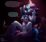  anthro anthrofied bed breasts crossgender crown cum cum_in_pussy cum_inside cum_pussy duo english_text equine female friendship_is_magic hair horn horse male mammal multi-colored_hair my_little_pony navel nipples penetration penis pillow pony princess_cadance_(mlp) princess_cadence_(mlp) sex shining_armor_(mlp) siden straight text unicorn vaginal vaginal_penetration winged_unicorn wings 