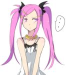  alternate_hairstyle anemone_(eureka_seven) bad_id bad_pixiv_id blush embarrassed eureka_seven eureka_seven_(series) long_hair pink_eyes pink_hair riru solo twintails 