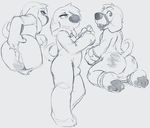  anthro balls bdsm bondage bound brian_griffin canine dog family_guy fingering fully_bound gag gay hindpaw jasper looking_back male mammal panties paws playing seth-iova sheath sketch solo standing underwear 