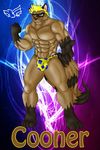 anthro biceps brown_eyes clothed clothing coon cooner flexing fur half-dressed hunter male mammal muscles pecs pose raccoon solo speedo swimsuit thong topless 