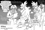  anthro aval0nx balls bed blaze_the_cat breasts canine child daughter dialog dialogue eyes_closed eyewear father father_and_daughter feline female fox glasses hedgehog human incest male mammal miles_prower monochrome navel nipples nude parent penetration penis pussy sally_acorn sega sex sonia_acorn sonic_(series) sonic_the_hedgehog text vaginal vaginal_penetration young 