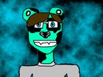  bear eyewear glasses leonorth mammal ms_paint panda piercing smile tunnels 