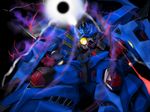  dark energy glowing glowing_eyes granzon mecha no_humans robot solo super_robot_wars super_robot_wars_original_generation super_robot_wars_the_lord_of_elemental 