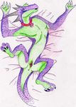  dragon drake female horny pose pussy scalie solo unknown_artist 