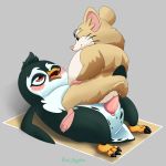  anal avian battleborn bird bob-jiggles crossover hammond_(overwatch) hamster male male/male mammal open_mouth overwatch penguin rodent simple_background toby_the_destroyer tongue video_games 